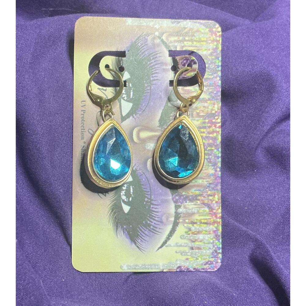 Uno Aqua Earrings o44